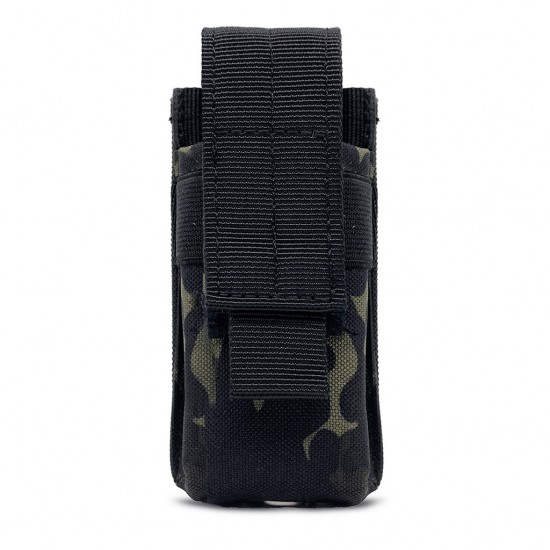 Outdoor multi-functional tactical flashlight bag M5 flashlight bag small single-link EDC tool bag MOLLE accessory bag