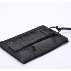 Cross-border tactical waterproof ID bag, multi-functional ID holder, military enthusiast gear, portable ID card holder, transparent badge holder, simple