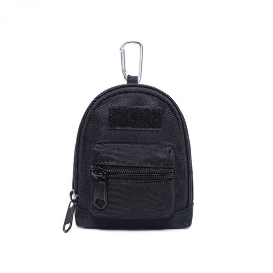 Outdoor personalized mini backpack, multi-function key, earphone storage bag, coin purse, decorative pendant bag