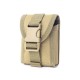 Tactical multi-functional waist bag outdoor military enthusiast small cigarette box bag 600D outdoor EDC multi-functional tool bag cross-border