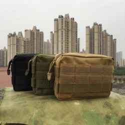 600D outdoor commuting bag tactical enthusiast accessory bag EDC wallet camouflage tool storage bag one-off shipment