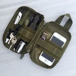 Military enthusiast phone bag, EMT tool bag, Molle system small bag, tactical waist bag and medical bag Outdoor waist bag