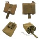 Tactical folding recyclable bag, miscellaneous storage bag, MOLLE accessory hanging bag outdoor sports multi-functional small waist bag