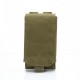 Military enthusiast outdoor 6-inch casual phone bag Multifunctional MOLLE accessory pouch, tactical camouflage cell phone waist bag