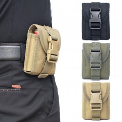 Tactical multi-functional waist bag outdoor military enthusiast small cigarette box bag 600D outdoor EDC multi-functional tool bag cross-border
