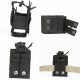 Outdoor sports tactical Molle walkie-talkie bag, wireless pager bag, multifunctional military enthusiast accessory waist bag