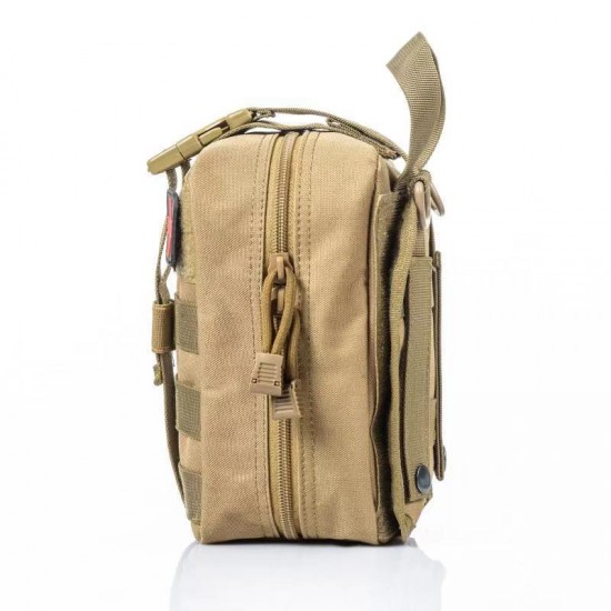 Tactical medical bag accessory bag accessory bag tactical waist bag multi-functional bag outdoor rescue MOLLE life-saving bag