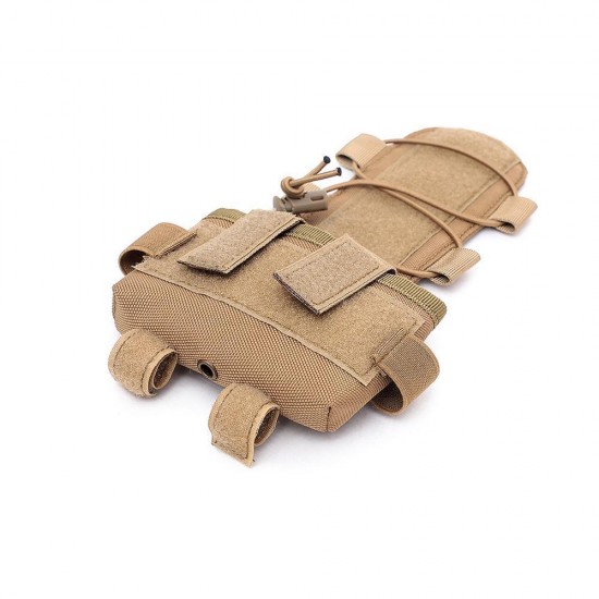 Tactical helmet battery storage bag, outdoor training MK2 helmet accessory bag, multi-functional helmet storage bag