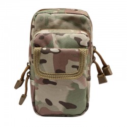 Outdoor tactical waist bag, military enthusiast sports tactical belt, belt coin purse, 5.6-inch phone bag