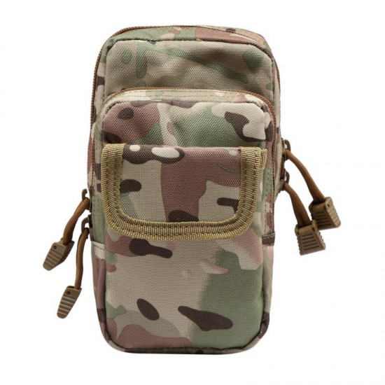 Outdoor tactical waist bag, military enthusiast sports tactical belt, belt coin purse, 5.6-inch phone bag