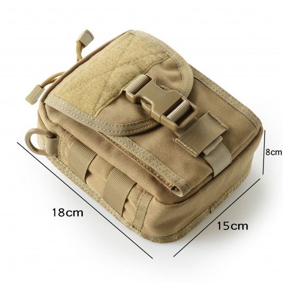 New tactical waist bag, outdoor portable hip-hop casual small shoulder bag, storage bag, coin and key holder, factory direct
