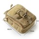 New tactical waist bag, outdoor portable hip-hop casual small shoulder bag, storage bag, coin and key holder, factory direct