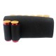 Outdoor tactical rifle stock ammunition pouch, 6+2 shotgun ammunition pouch, 12G ammunition pouch, 8-hole shotgun cheek support