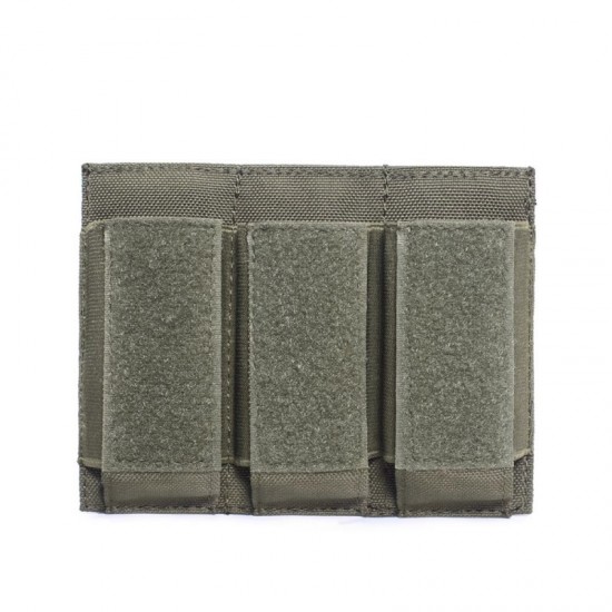 Tactical small triple magazine, 9mm pistol magazine, military enthusiast multi-functional accessory storage bag, popular downstream products