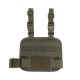 Outdoor tactical modular leg hanger, CS military enthusiast portable magazine pouch, Molle leg hanger holster, gaiter bag