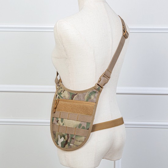 Outdoor underarm bag, multi-purpose camping bag, tactical underarm invisible bag, military enthusiast outdoor camouflage equipment
