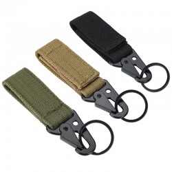 Outdoor multi-functional key clip, Molle webbing clip, multi-purpose belt and tool key clip