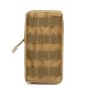 Outdoor small zipper bag military enthusiast miscellaneous bag MOLLE system accessory bag duty bag tactical waist bag hanging bag