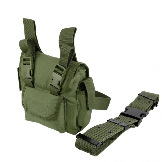 Military enthusiast outdoor legging bag, multifunctional large-capacity tactical leg holster, cycling legging tool waist bag