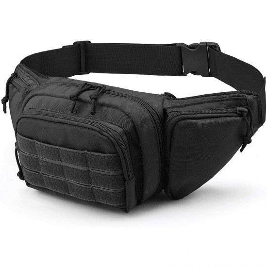 New multi-functional tactical waist bag, outdoor cycling storage bag, portable invisible waist gun bag accessory bag