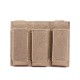 Tactical small triple magazine, 9mm pistol magazine, military enthusiast multi-functional accessory storage bag, popular downstream products
