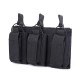 New tactical triple-link pouch, triple magazine pouch with attachment, pistol magazine pouch, multi-purpose storage bag for military enthusiasts