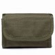 Military enthusiast outdoor tactical 10-hole multifunctional 12g storage pouch, MOLLE accessory pouch, tactical accessory and bullet waist bag