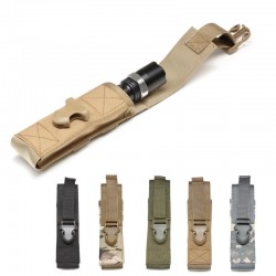Tactical outdoor waist bag flashlight case MOLLE system multi-functional flashlight bag tactical bag combination bag flashlight bag