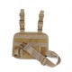 Outdoor tactical modular leg hanger, CS military enthusiast portable magazine pouch, Molle leg hanger holster, gaiter bag