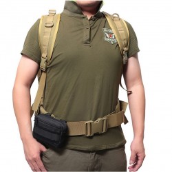 Outdoor hiking sundry bag, waterproof sports pouch, tactical MOLLE accessory pouch, multi-purpose commuter bag