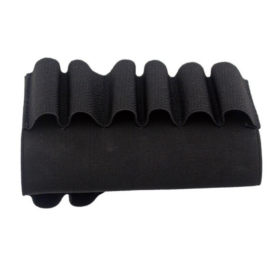 Outdoor tactical rifle stock ammunition pouch, 6+2 shotgun ammunition pouch, 12G ammunition pouch, 8-hole shotgun cheek support