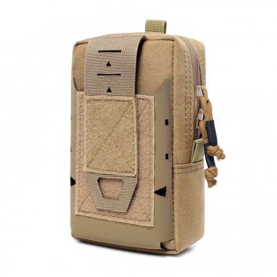 1000D nylon men/women outdoor sports Molle mobile accessory storage bag, mountain hiking travel sports waist bag