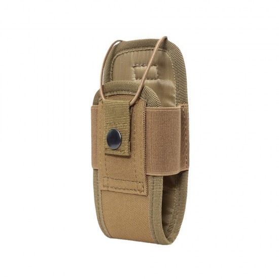 New outdoor tactical walkie-talkie MOLLE accessory bag tactical enthusiast camouflage accessory bag multi-functional walkie-talkie bag