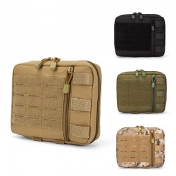 Tactical outdoor medical kit, multifunctional survival kit, first aid kit, military enthusiast field storage tool nylon polyester