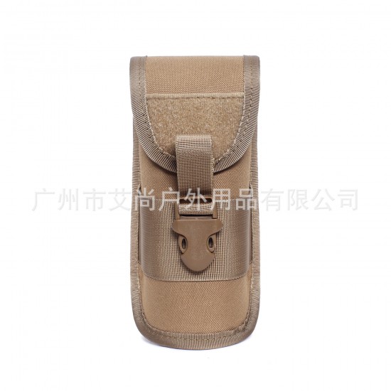 Real-person CS tactical eyewear storage box outdoor climbing hiking walking goggles MOLLE waist hanging eyeglass bag
