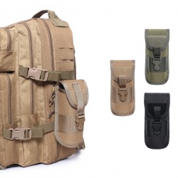 Real-person CS tactical eyewear storage box outdoor climbing hiking walking goggles MOLLE waist hanging eyeglass bag