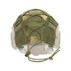 Outdoor tactical FAST helmet cover with camouflage fabric, elastic cord, CS Russian tactical helmet cover equipment