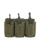 New tactical triple pouch accessory, pistol magazine pouch, field vest, multi-function outdoor storage bag