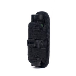 Tactical outdoor flashlight case multi-functional 360-degree rotating universal flashlight waist case military enthusiast sports bag