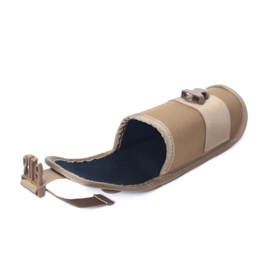 Real-person CS tactical eyewear storage box outdoor climbing hiking walking goggles MOLLE waist hanging eyeglass bag