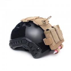 Tactical helmet battery storage bag, outdoor training MK2 helmet accessory bag, multi-functional helmet storage bag