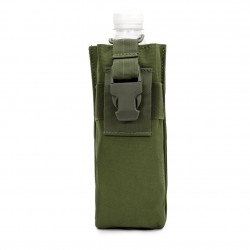 Camping travel water bottle holder bag, Molle tactical water bottle bag, walkie-talkie bag, military enthusiast sports camouflage accessory bag