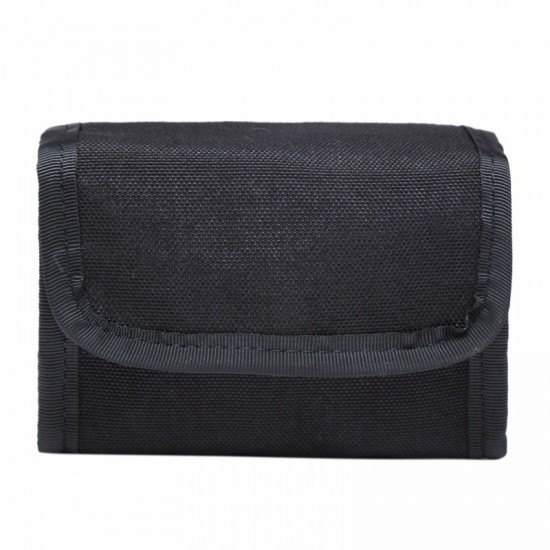 Military enthusiast outdoor tactical 10-hole multifunctional 12g storage pouch, MOLLE accessory pouch, tactical accessory and bullet waist bag