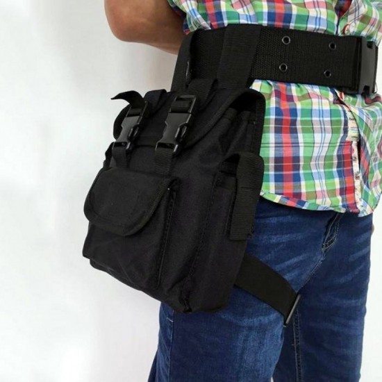 Military enthusiast outdoor legging bag, multifunctional large-capacity tactical leg holster, cycling legging tool waist bag