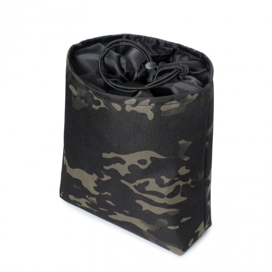 Tactical folding recyclable bag, miscellaneous storage bag, MOLLE accessory hanging bag outdoor sports multi-functional small waist bag