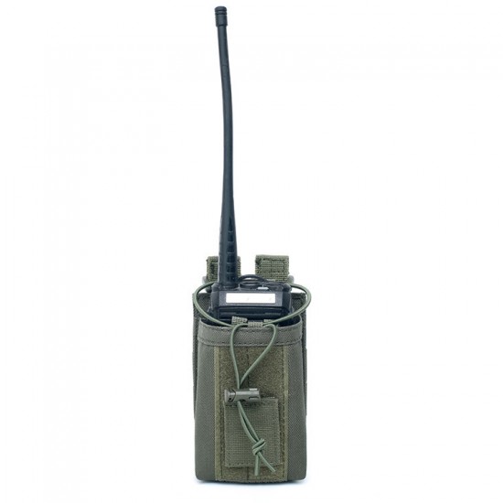 Outdoor multi-functional walkie-talkie bag, Molle tactical walkie-talkie bag, military enthusiast outdoor sports camouflage accessory bag