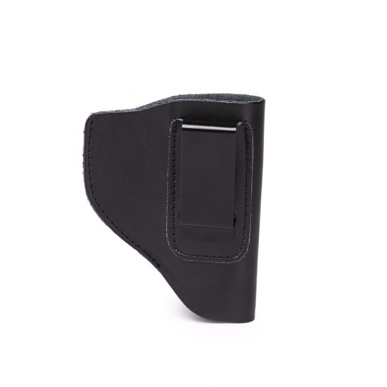 Lightweight and durable cowhide concealed gun bag for military enthusiasts, soft revolver leather waist holster, inside waist tactical holster