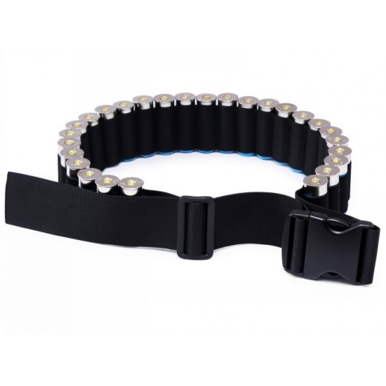 Outdoor sports 27-hole shotgun belt, tactical 12G ammunition belt, CS field hunting and shooting shotgun storage belt