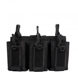 New tactical triple pouch accessory, pistol magazine pouch, field vest, multi-function outdoor storage bag