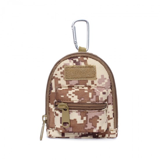 Outdoor personalized mini backpack, multi-function key, earphone storage bag, coin purse, decorative pendant bag